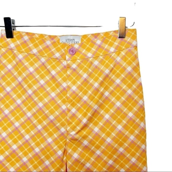 NEW Urban Outfitters Ingrid Super High Rise Pin Up 90s Plaid Skinny Pants Sz 4 - Picture 4 of 13